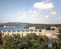 The dam on the Colorado River that makes Lake Travis.