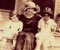 My mom on the left, with her aunt wearing the hat, and my mom's sister on the right.