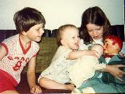 My 3 kids, around 1987.