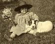 My mom, a bit older, with another pet dog.  Click for larger view.