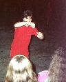 My son, Eric, performing magic tricks for the talent show.