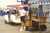 A Rickshaw, of sorts, on the Boardwalk in Atlantic City.