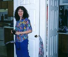 That's me, standing in the doorway of our Wildwood Apartment.