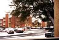 Some of the apartment buildings, as seen from my front door.